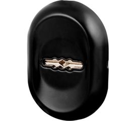 Накладка под сувальдный ключ Fuaro ESC-13S с автом. шторками BL-24 чёрный, 1 шт. 42351 