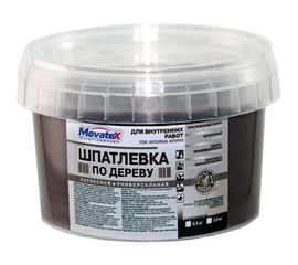 Шпаклевка по дереву (0.8 кг; орех темный) Movatex Т16169 