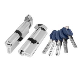 Цилиндровый механизм с вертушкой PUNTO Z402/70 mm 30+10+30 CP хром 5 кл. 35267 