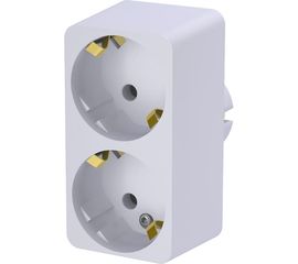 Разветвитель - электрический двойник с заземлением 16А ФОТОН АМ 16-2Е 12322 