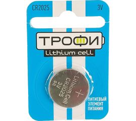 Элемент питания Трофи CR2025-1BL Б0003649 