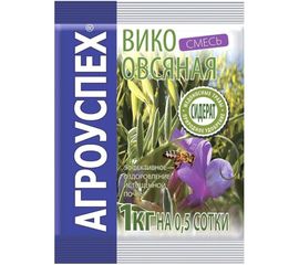 Семена АГРОУСПЕХ Сидерат Вико-овсяная смесь 1 кг 49543 