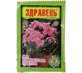 Удобрение Ваше Хозяйство Здравень Турбо для комнатных цветов 15 г 4607043204448 