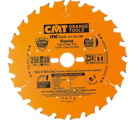 Диск пильный по дереву (250х30х2,4/1,6 мм; Z24) CMT 271.250.24M 