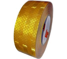 Светоотражающая лента ДАЛИ-авто призма высокой интенсивности 50мм*23м желтая DA-01877 