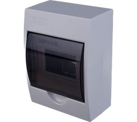 Навесной бокс ЭРА SIMPLE ЩРН-П-6 модулей, пластик IP41 Б0041522 