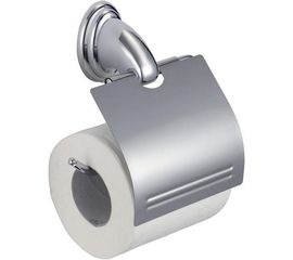 Держатель для туалетной бумаги G-teq с крышкой, металл, хром 240310 20.00 