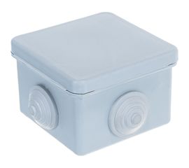 Распаячная коробка ЭРА открытой установки КОР 65х65х50мм с гермовводами 4 вх. IP54 Б0037445 