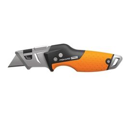 Строительный складной нож со сменным лезвием Fiskars CarbonMax 1027224 