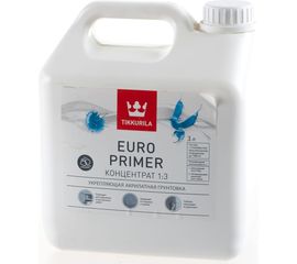 Акриловая грунтовка Tikkurila ЕВРО ПРАЙМЕР 3 л КОНЦЕНТРАТ 26141 