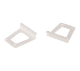 Ручка Tech-Krep малая трапецевидная, АБС, белая 2 шт 142798 