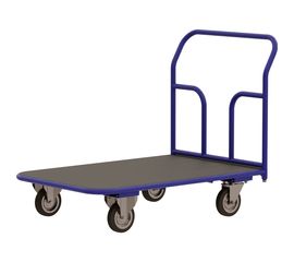 Тележка RUSKLAD платформенная с резиновым покрытием ТПР 1 (500x800) d125мм 