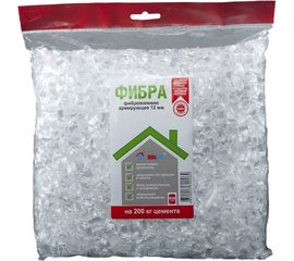 Полипропиленовая армирующая фибра AlfaBet 12 мм, 600 г 20264 