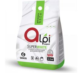 Стиральный порошок Grass Alpi Expert для белого белья 2,5 кг 125399 