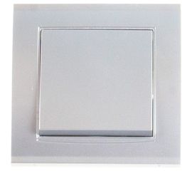 Одноклавишный выключатель UNIVersal Бриллиант серебро 7949612 