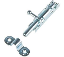 Накладная задвижка Tech-Krep ЗТ 1 64х14,5 круглый ригель D14 мм, L74 мм оцинк. 145093 