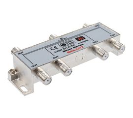 Делитель REXANT ТВ краб x 6 + 7шт. F BOX 5-1000 МГц Silver 05-6104 