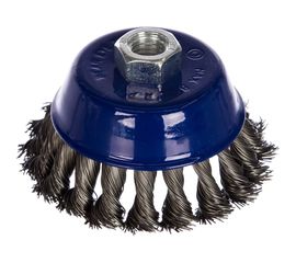 Кордщетка чашеобразная витая (90 мм; М14) ПРАКТИКА 032-478 