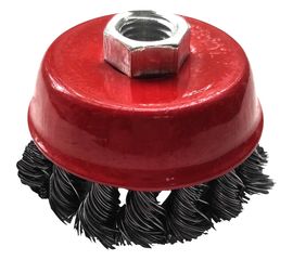 Кордщетка чашечная для УШМ витая жесткая 75 мм Профессионал 484895 