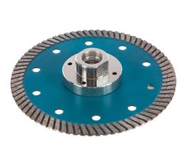 Диск алмазный отрезной Турбо с фланцем Grand hot press (125 мм; М14) TRIO-DIAMOND FHQ452 
