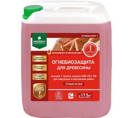 Огнебиозащита для древесины PROSEPT ОГНЕБИО PROF 1, 1 группа 5 л 007-5 
