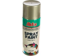 Аэрозольная акриловая краска Akfix RAL 9006 алюминиевая 400 мл 423154 