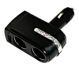 Разветвитель автоприкуривателя 2гн 1хUSB 5V 1 000mA REXANT 16-0238 