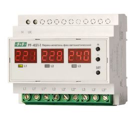 Переключатель фаз F&F PF-451-1 EA04.005.005 