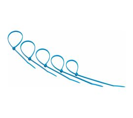 Хомут REXANT nylon 200x4.0 мм 25 шт синий 07-0205-25 