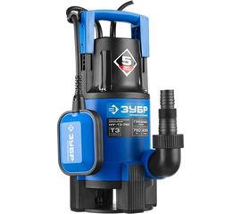 Дренажный насос ЗУБР Профессионал 750 Вт для грязной воды НПГ-Т3-750 