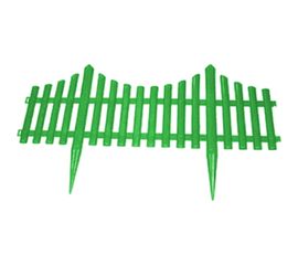 Заборчик Дачная мозаика "Модерн" декоративный зеленый штакетник 10610 