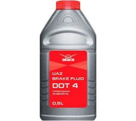 Тормозная жидкость DOT-4 UAZ 0,5л 000000473402400 