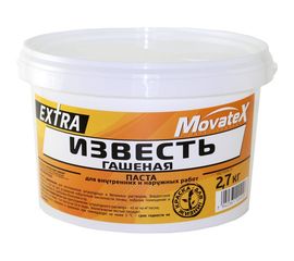 Гашеная известь Movatex EXTRA 2.7 кг Н00057 