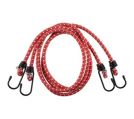 Шнур Зубр ""МАСТЕР"" резиновый крепежный со стальными крюками, 100 см, d 8 мм, 2 шт 40507-100 