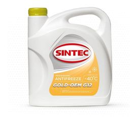 Антифриз Sintec 1 кг, GOLD G12, желтый, 800525 