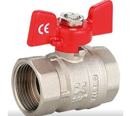 Шаровой кран IVANCI Stable, ручка-бабочка, внутренняя/внутренняя резьба 1/2" IVC.101217.N.03 