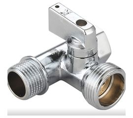 Шаровой кран IVANCI тройникового типа, внутренняя/наружная 1/2"x3/4"x1/2" IVC.102002.N.04 