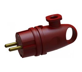 Вилка SVET В 16-002 УХЛ4, каучук, цвет -красный SV0303-0012 