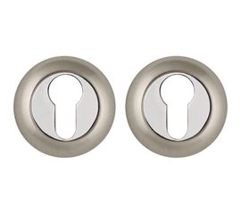 Накладка под цилиндр PUNTO ET TL SN/CP-3 матовый никель/хром 33137 