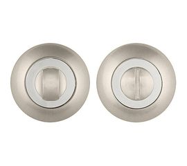 Поворотная ручка PUNTO BK6 ZR SN/CP-3 матовый никель/хром 41117 