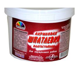 Шпатлевка акриловая влагостойкая 3,5 кг Радуга 1 11941 