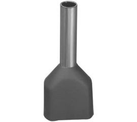 Наконечник Navigator 61 038 NET-E2-0.75-8-B50 НШВИ2, серый, 2 провода 50шт/упак 61038 