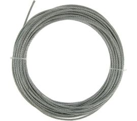 Стальной трос для растяжки DIN 3055, 4 мм, 20 м Tech-Krep 127848 