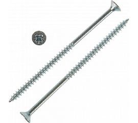 Универсальный саморез Tech-Krep 100х5,0 мм 100 шт оцинкованный, коробка с окном 102205 