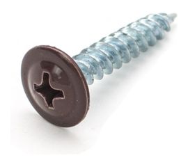 Саморезы с пресс-шайбой Госкреп 4,2х25мм коричневые RAL8017 20 шт., подвес 1-0017400 