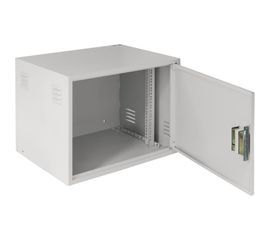 Настенный антивандальный шкаф 9U серый NETLAN EC-WS-096045-GY 