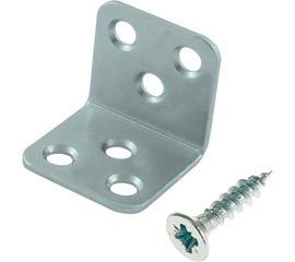 Мебельный уголок Tech-Krep оцинкованный 30х30х40х2,0 мм с шурупом 2 шт - пакет 110082 