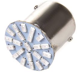Автолампа диод S25 P21W 24V 22 SMD диода BA15s 1-контурная красная SKYWAY S08202031 