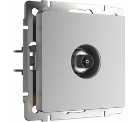 ТВ-розетка WERKEL WL06-TV оконечная серебряный a029836 