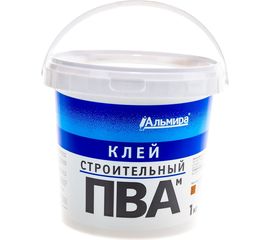 Клей ПВА Альмира строительный 1,0 кг 00-00000236 